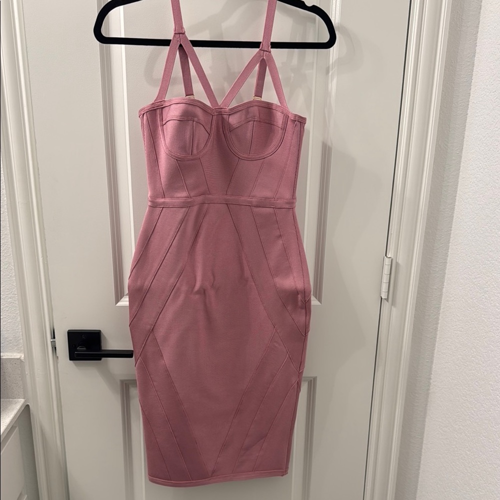 House of CB Pink Bodycon Dress